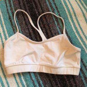 White lululemon size 6 bra